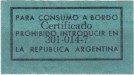 Argentina tax stamp