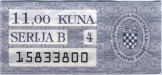 Croatia tax stamp