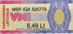 Lithuania tax stamp